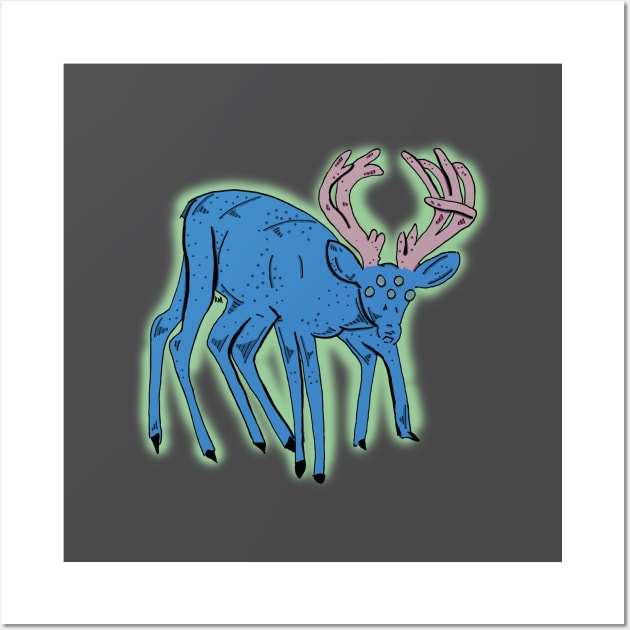 Mutant Deer Wall Art by Katherine Montalto